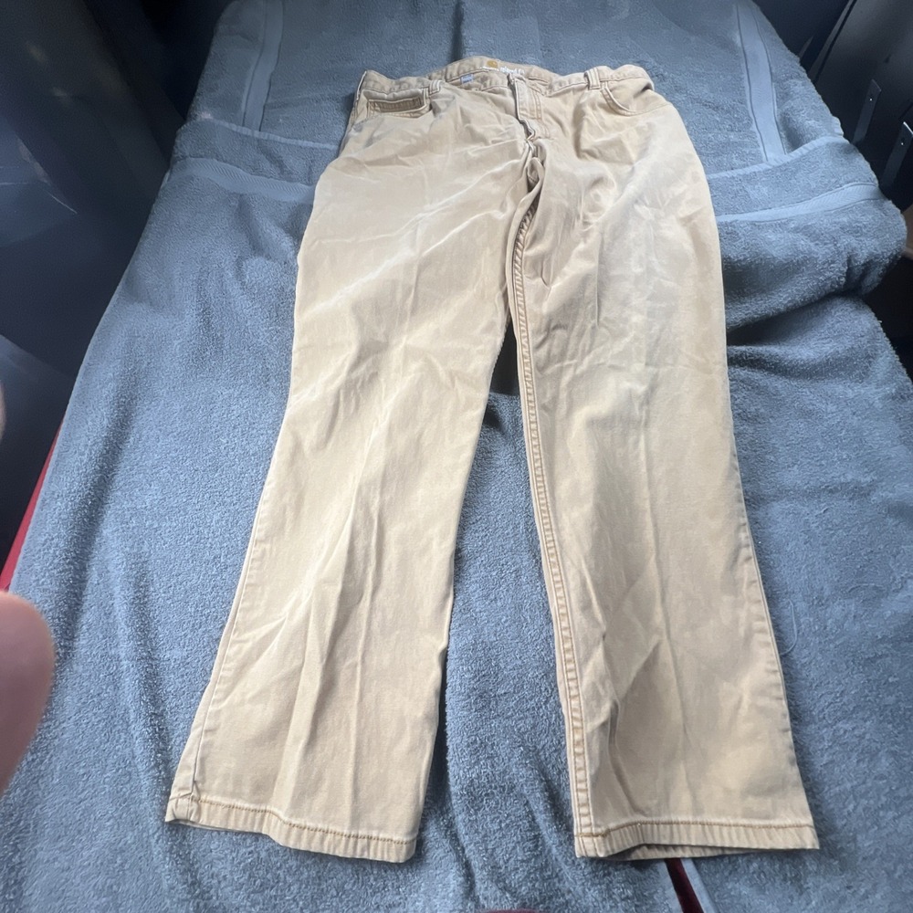 Carhartt Carpenter Utility Pants  40x30 Cargo‎ Tan/khaki  Relaxed Fit Work Pants